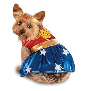 Rubies DC Comics Pet Costume, Medium, Wonder Woman
