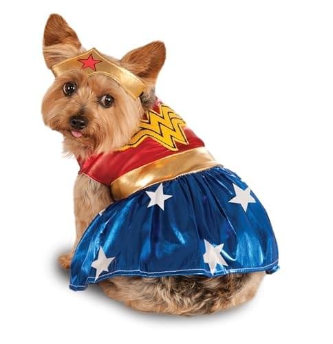 Rubies DC Comics Pet Costume, Medium, Wonder Woman