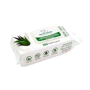 Best Pet Supplies Pet Wipes for Dogs – Dog Wipes Cleaning Deodorizing, for Coats, Ears, Paws – Hydrating, Aloe Vera
