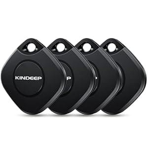 Air Tag-4 Pack: Smart Bluetooth Tracker Item Finder Work with Apple Find My (iOS only), Luggage Tracker for Kids Keys Wallet Bags Pets, Locator Tracking Device for Home Outdoor Travel Hiking