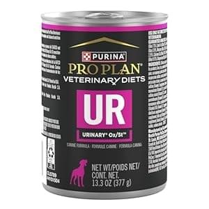Purina Pro Plan Veterinary Diets UR Urinary Ox/St Canine Formula Wet Dog Food – (Pack of 12) 13.3 oz. Cans