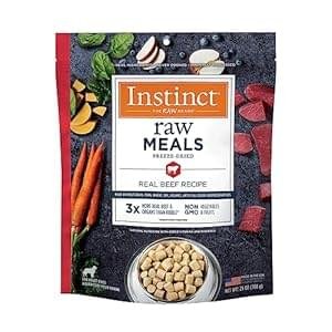 Raw Meals Freeze-Dried Beef Dog Food, 25 oz. Bag