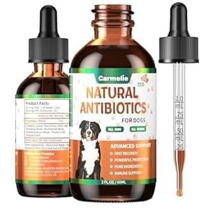 Natural Antibiotics for Dogs – Dog Antibiotics Nutritional Supplements for Skin Issue, Itch Relief, Dog and Cat Herbal Supplement Drops for Pets, Supports Skin Health – 60 ml/2 Fl Oz
